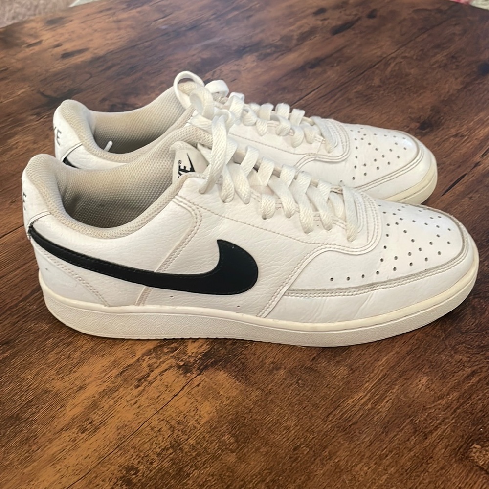 White and black Nike Air Force 1